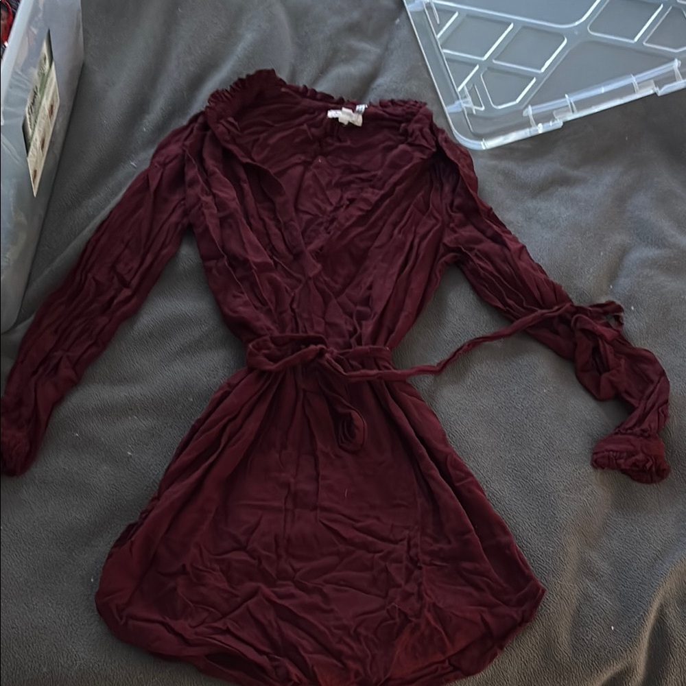 Elegant Burgundy tunic top